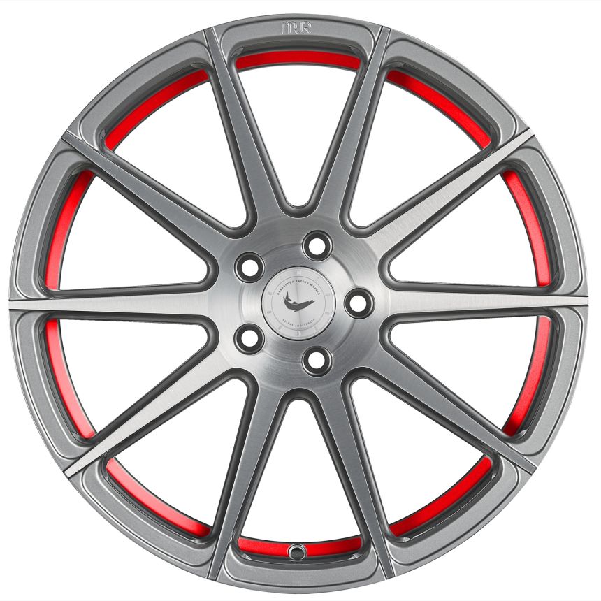 PROJECT 2.0 silver brushed/ undercut Color Trim rot 10.5x21