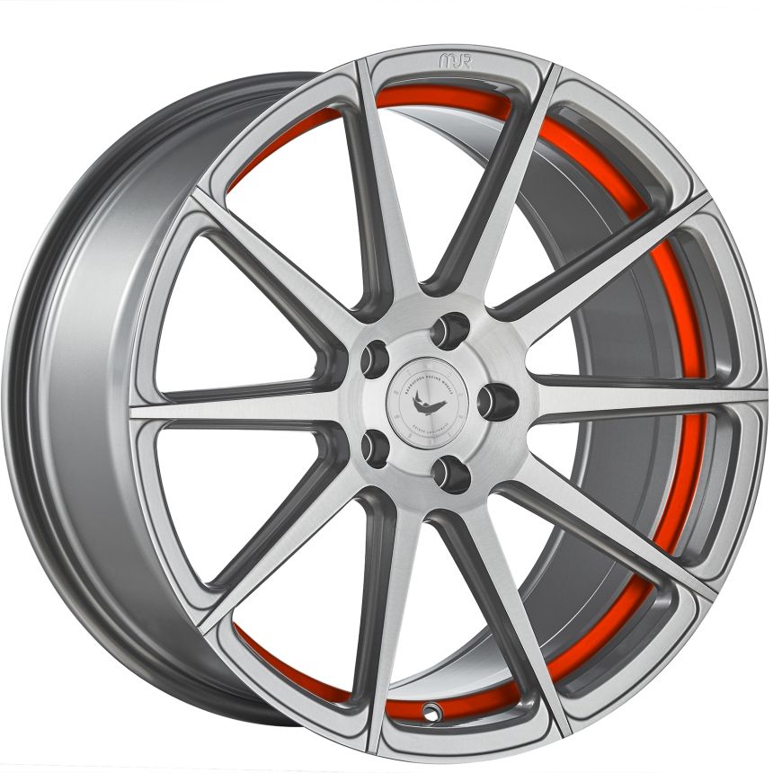 PROJECT 2.0 silver brushed/ undercut Color Trim rot 10.5x21